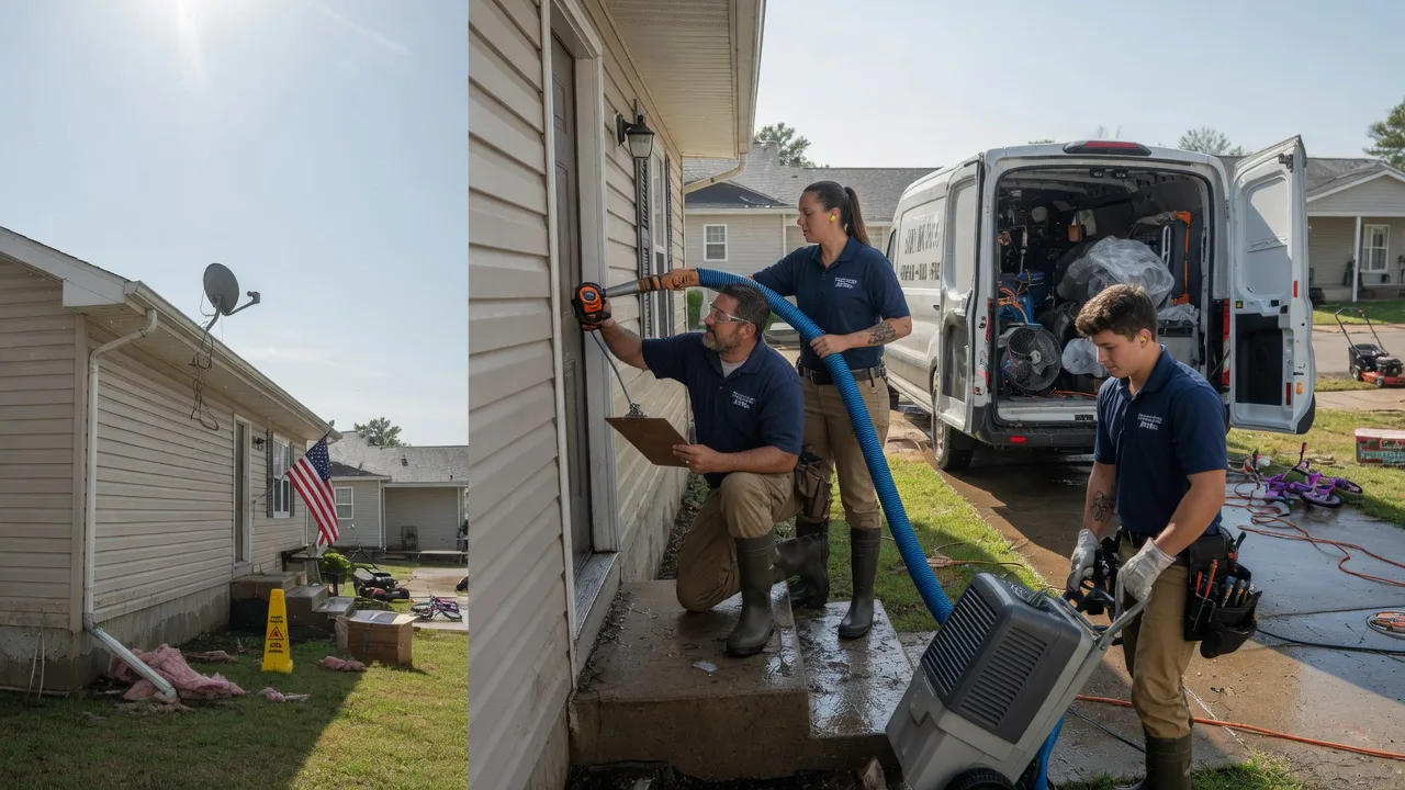Ceiling Water Damage Restoration in Haydenville, OH near me